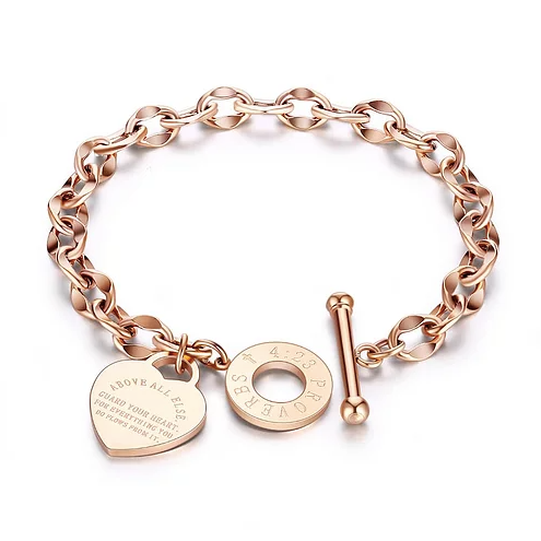 Heart Charm Bracelet