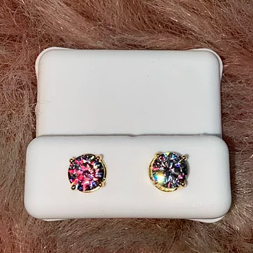 Diamond Stud Earrings 