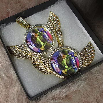 Custom Picture Wing Pendant